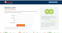 Desktop Screenshot of gestico.com